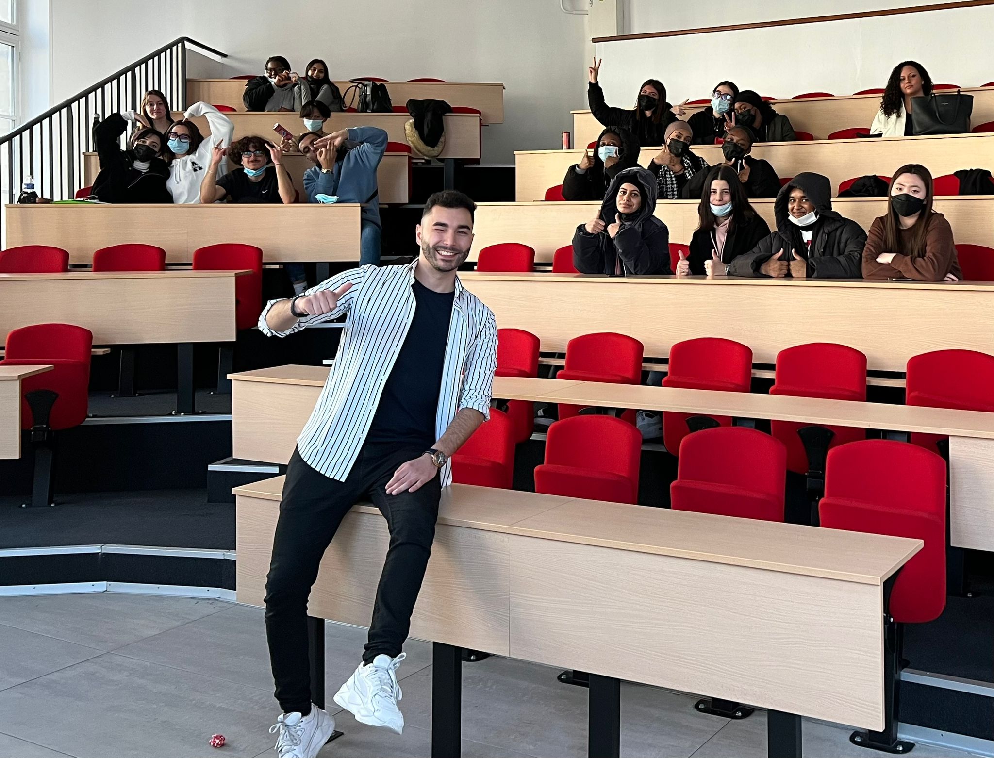 Joseph Hamani - Conference en ecole